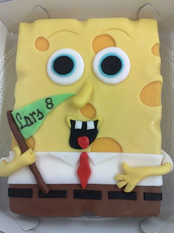 Sponge Bob taart-vanaf 12 pers