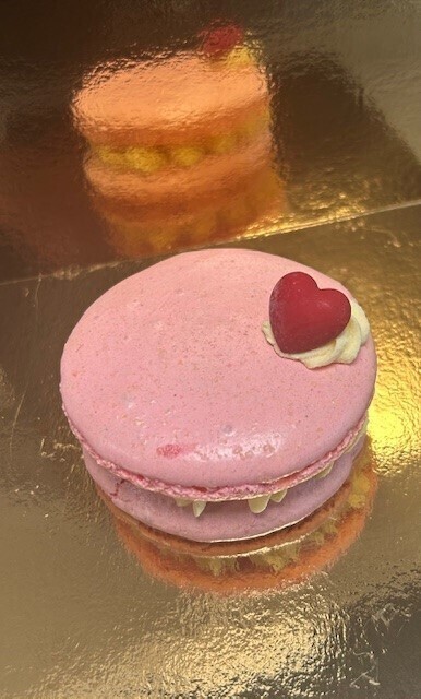 Moederdag macaron roze