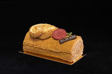 Bûche au café