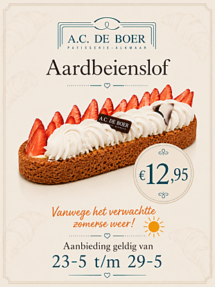 Aardbei slof (6Pers.) 